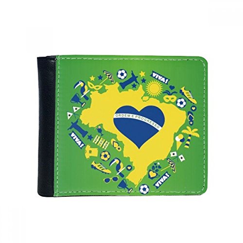 Portefeuille bifold en simili cuir avec porte-carte pour organiser vos affaires