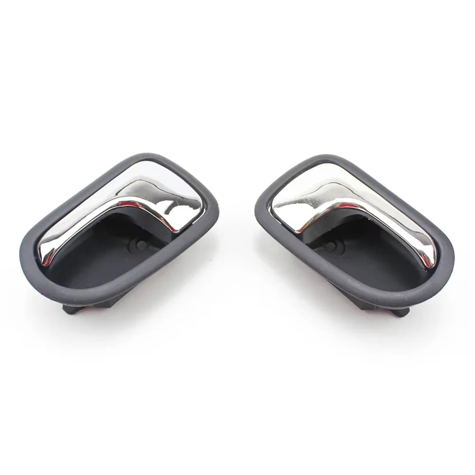 ZJYZYQ Interior Door Handle Side Car for Mazda for Protege 323 626 for Liata for Activa for Tierra 1995-2003 Front Rear Chrome Interior Door Black Handle 2PCS