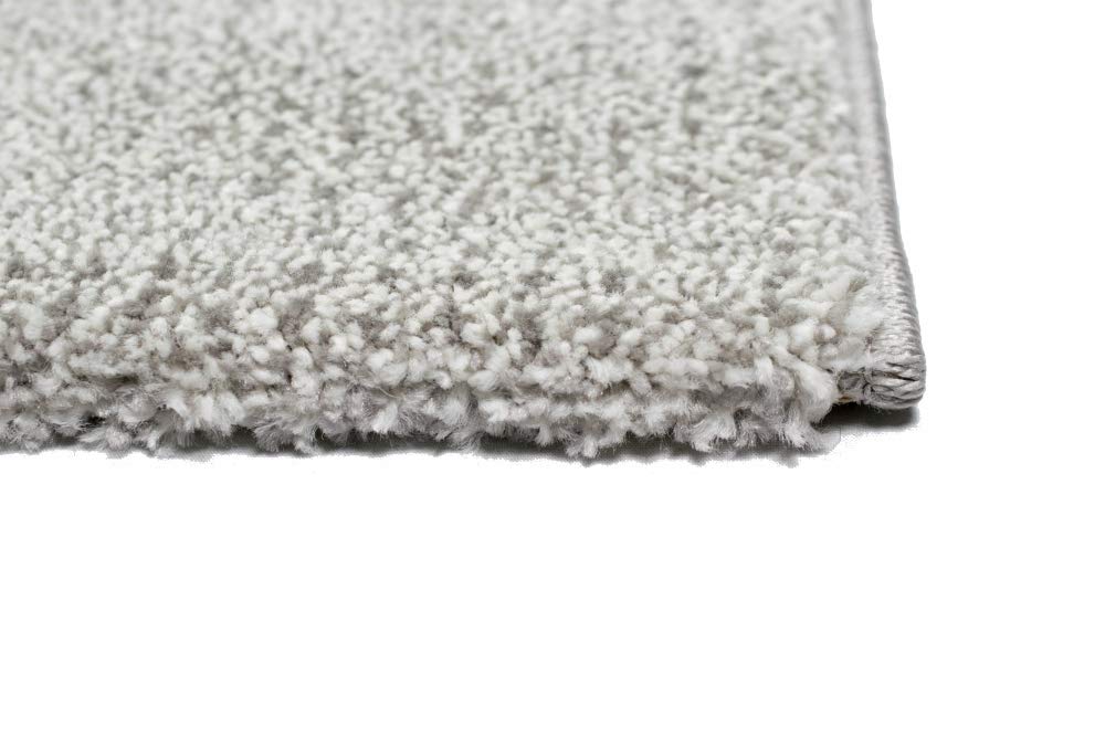 CARPETIA Tapis Moderne Tapis Salon Vagues Rose Gris Pastel Größe 140x200 cm