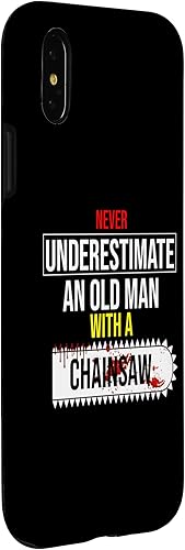 Miniatura 9 de El iPhone 13 Pro Max nunca subestima a un anciano con caja de madera de leñador de motosierra