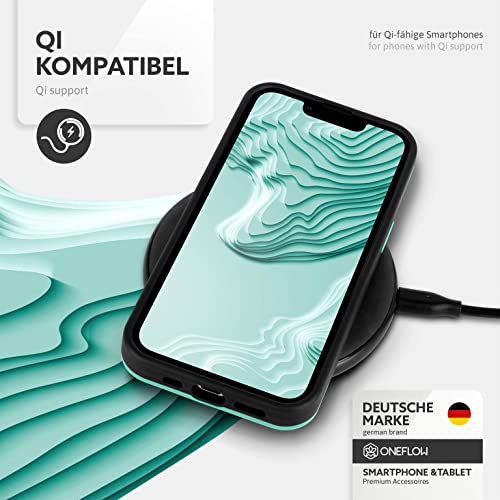 Coque iPhone 13 Pro compatible Apple silicone antichoc menthe - 7