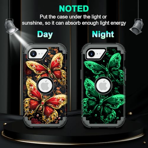 Coque iPhone 16e phosphorescente Casetego antichoc PC et TPU - 3