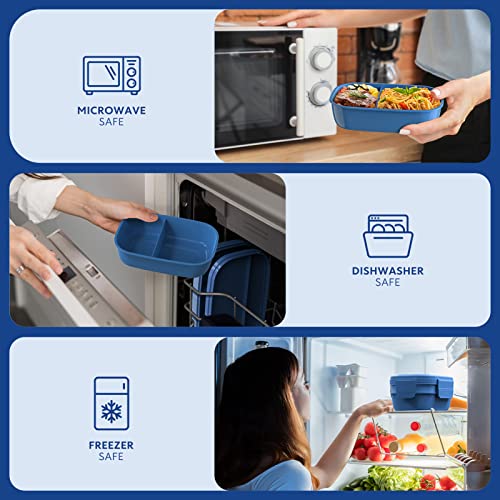 Image of HOMETALL Lunch Box Containers, Stackable Bento Box Adult Lunch Box for Kids
