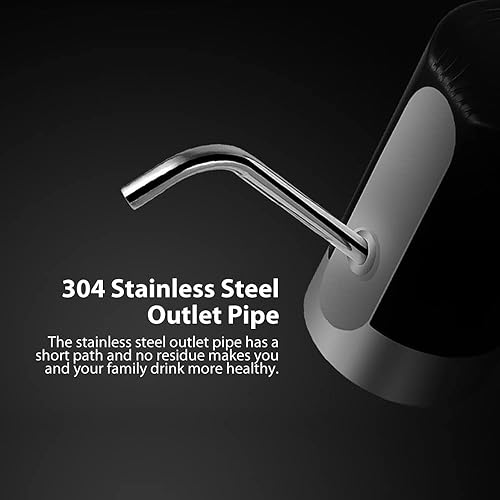 Miniatura 6 de Bomba de botella de agua de 5 galones, dispensador de botella de agua, carga USB, bomba de agua potable, dispensador de agua eléctrico portátil,