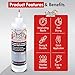 Gray 1.4 LB Magic Crack Filler Bottle - Easy, No-Mess Crack Repair for Concrete, Masonry & Asphalt - Durable & Weather-Resistant