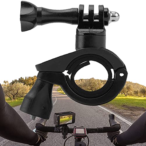 lankai Guidon de CamÉRa d'action de Montage de VÉLo, Plastique Guidon Adaptateur Fixation Support, 360 DegrÉS Rotatif Fixation Support Adaptateur de Guidon, avec Tous Les ModÈLes CamÉRa d'action
