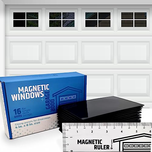 HMmagnets Magnetic Garage Door Windows (16pcs)