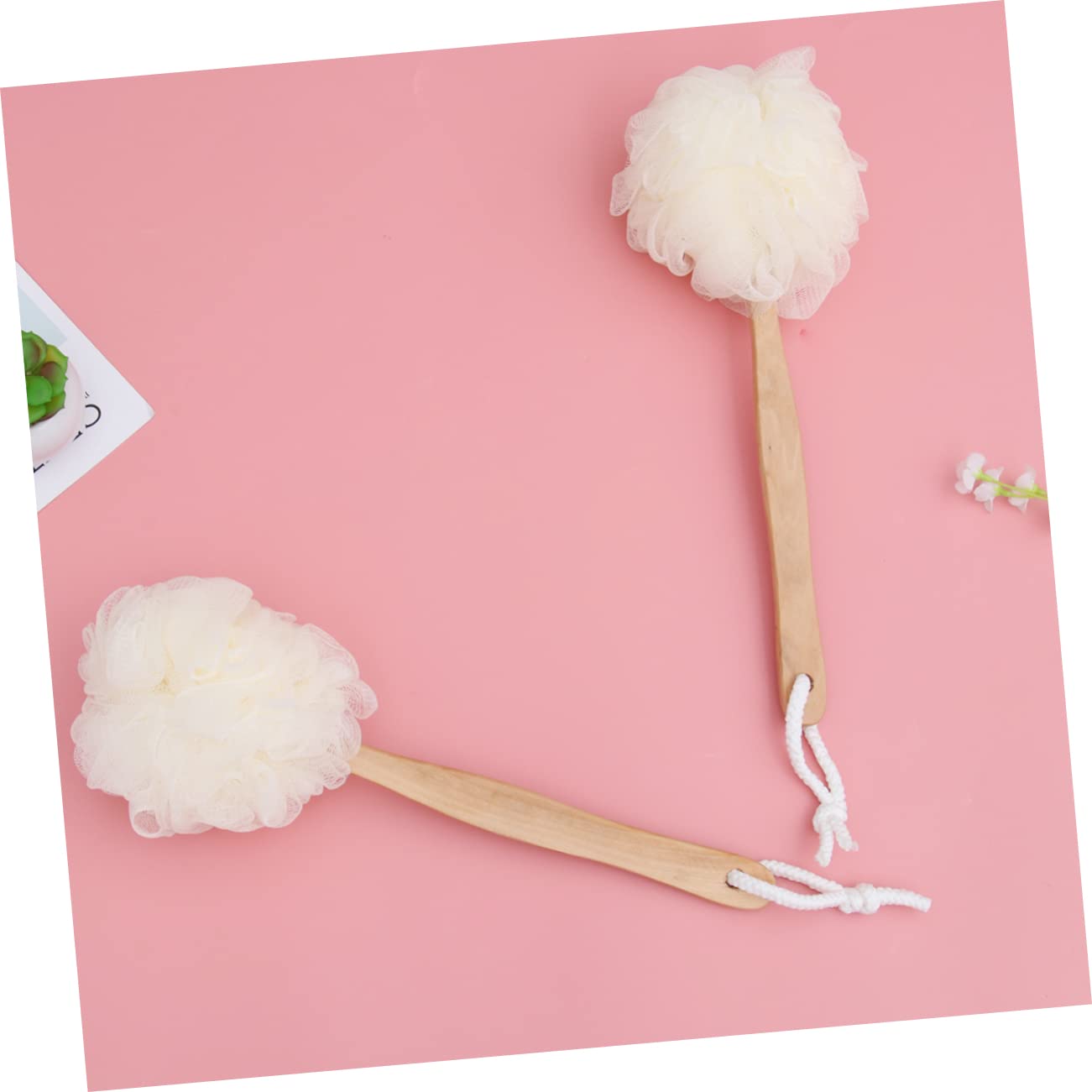 Beaupretty 6 Piezas De Cepillo De Baño Para El Cuerpo Esponja Exfoliante De Ducha Puf Bola De Ducha Cepillo De Baño Exfoliante Cepillo De Baño De Madera Depurador De Baño Para El