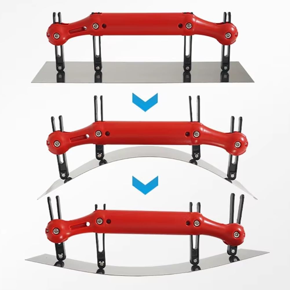 Grattoir à Arc Réglable pour Cloisons Sèches, Truelle à Mastic, Couteau de Finition, Truelle à Peinture Multifonction, Couteau de Maçon
