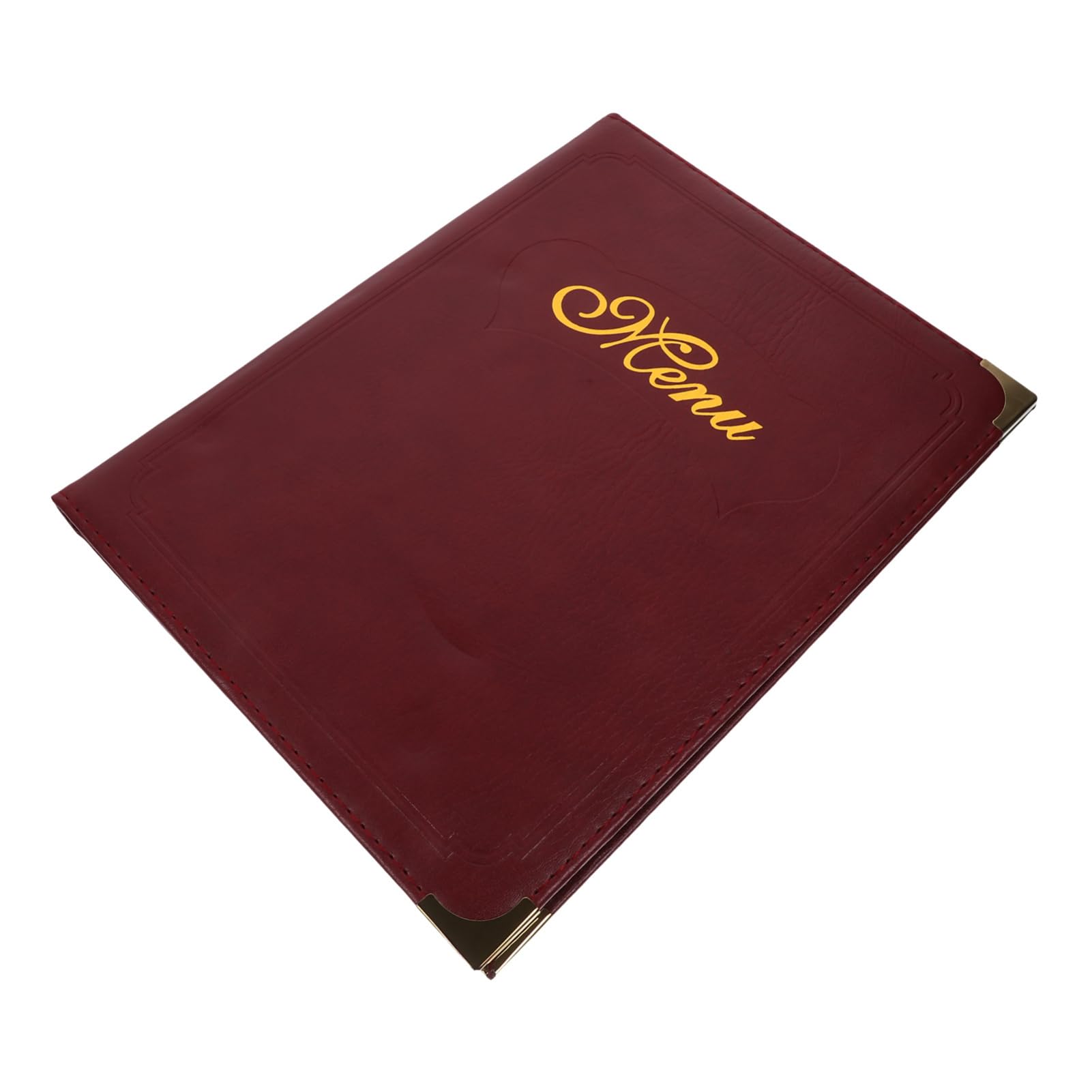 Amosfun Bloc De Notas Para Meseros Carpeta De Menús Tapa De Cuero Libro De Menús De Pedidos Para Restaurante