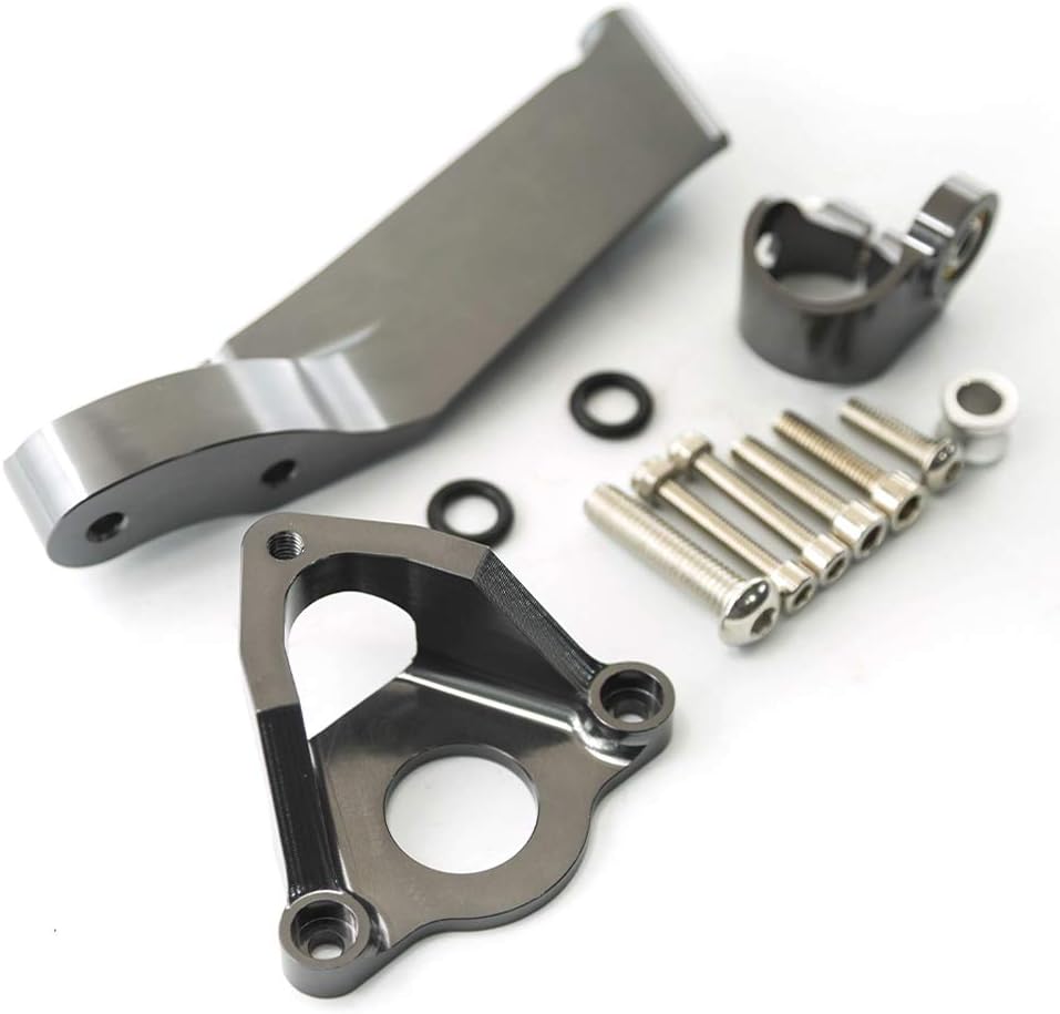Motorcycle CNC Steering Damper Stabilizer Buffer Mounting Bracket Kit Compatible with CBR600RR CBR 600RR 2007-2016