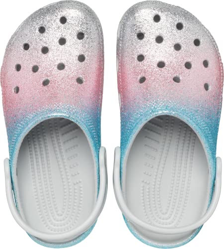 Image of Crocs Classic Shimmer /Multi Clog-(206992-0ZT)-9 Kids UK (C9)