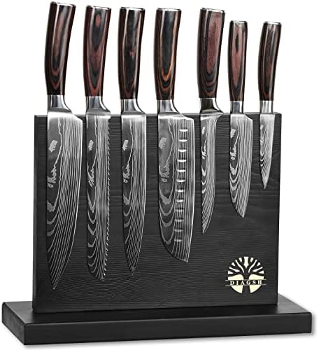 Diagsh Kitchen Knife Set with Magnetic Block - Thumbnail 2