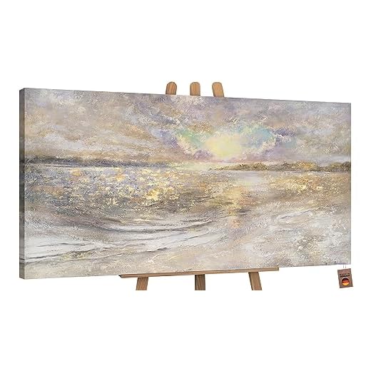 YS Lienzos pintados a mano «Amanecer en el mar» | Cuadros pintados a mano abstractos Art Cuadros pintados a mano | Cuadros para salon al oleo | Cuadro pintado a mano abstractos | Pintura a mano