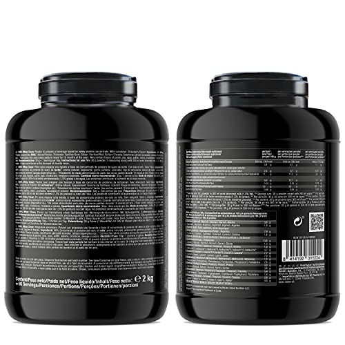 Weider - 100% Whey Clean Formula, Concentrado de Proteínas de Suero de Leche Fresca Obtenida de Vacas de Pasto, Sin Edulcorantes Artificiales ni Azúcar Añadido, Sabor Frambuesa - Bote con 2 kg