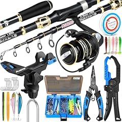 fishing combo with bank fishing rod holder