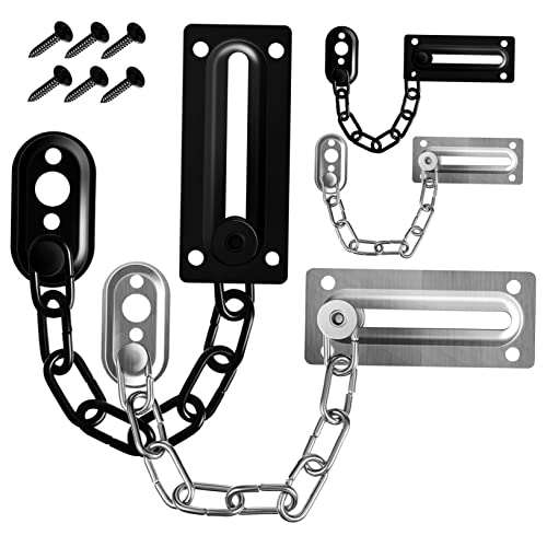 iplusmile 4個防盗ドアチェーンロック 厚型ステンレス製ドアラッチ な室内外