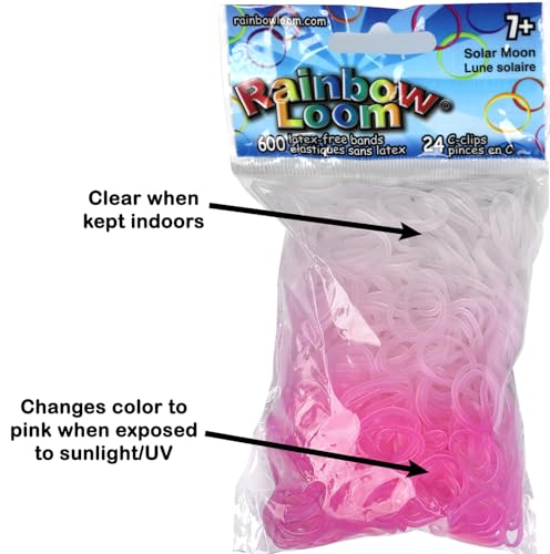 Rainbow Loom- Color Changing Bands-Solar Moon UV