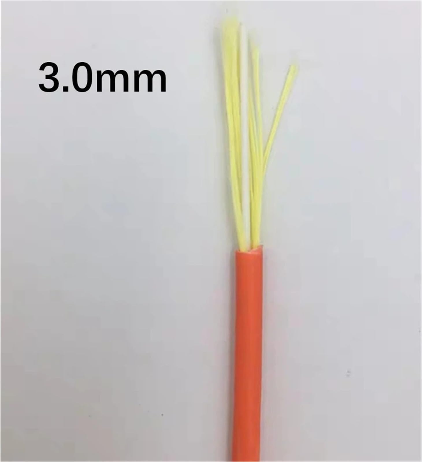Câble à Fibre Optique 50/125 62,5/125 um 3,0 mm Simplex Multimode Orange for Cordon de raccordement Fibre Optique ftth Fil Optique 2,5 km/Rouleau 2500 mtr(62.5-125 PVC)