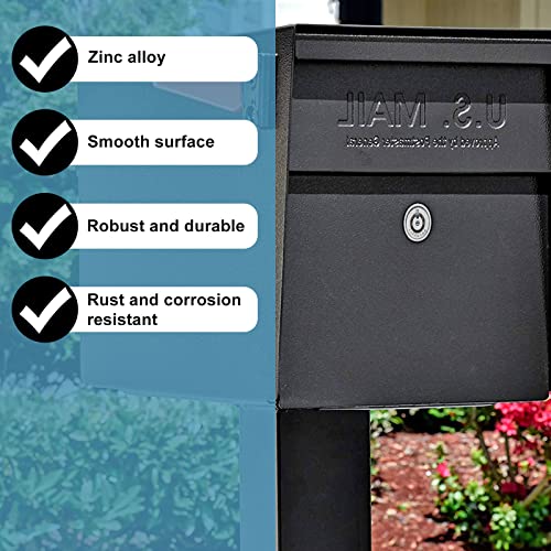 Kemcatui 2Pcs Vending Machine Lock, Soda Machine Locks With Keyed Alike, Candy Vending Machine Lock Snack Machine Lock Tubular Keyway #TOP2