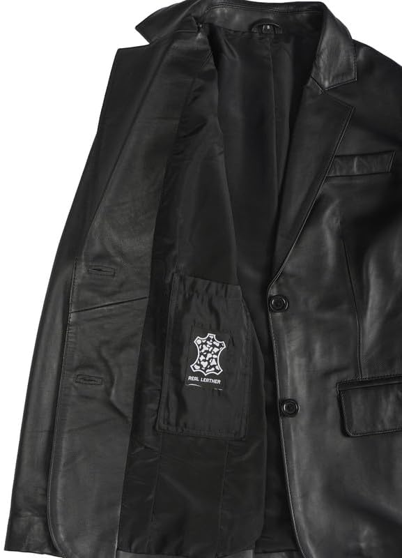 Blingsoul Leather Blazer Jacket Women - Leather Coats for Women - Image 5