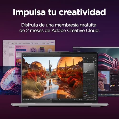 Lenovo Yoga 7 2-in-1 Gen 9 – Ordenador Portátil AI PC Convertible Táctil 14" WUXGA (Intel Core Ultra 5 125U, 16 GB RAM, 512 GB SSD, Wi-Fi 6E, Win 11 Home) Teclado QWERTY Español- Gris Tormenta - imagen 6