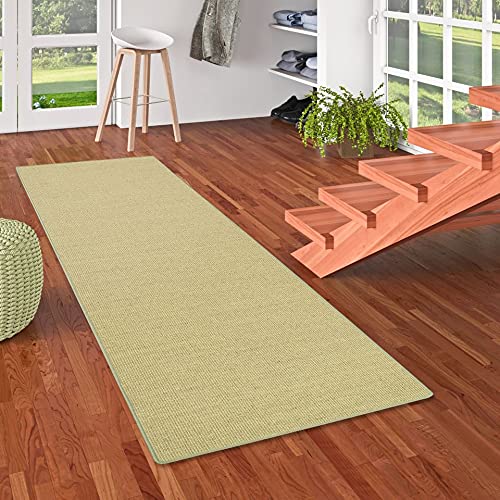 Snapstyle Sisal Natur Läufer Teppich Astra Grün in 9 Größen Cover