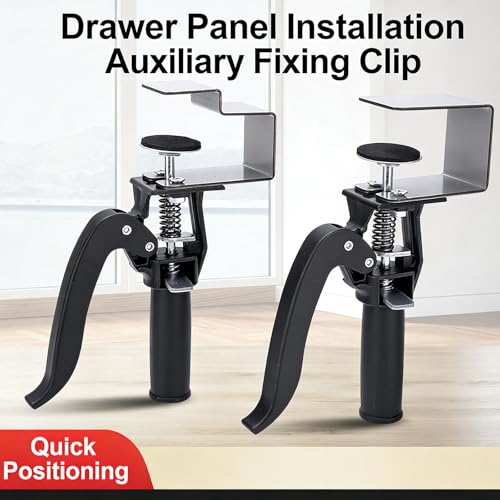 Clip fixe en acier inoxydable durable pour installation de panneau de tiroir