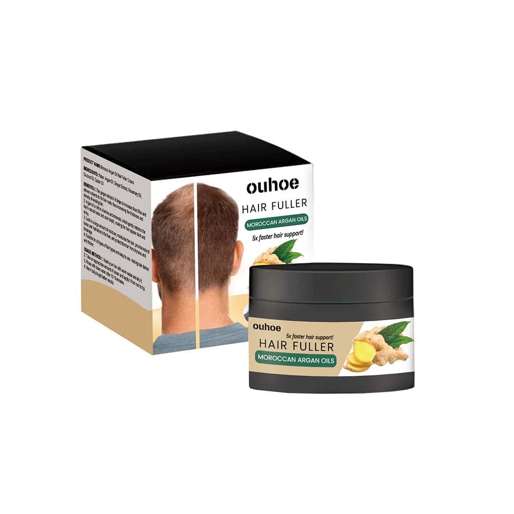 NALACALHair Fuller Moroccan, Pure Argan Oil for Hair, Organic Oil Hair Care Essential Oil, Ginger Hair Care for Man, Rosemary Oil, Promotes Hair thickness for Men & Women, for All Hair Types