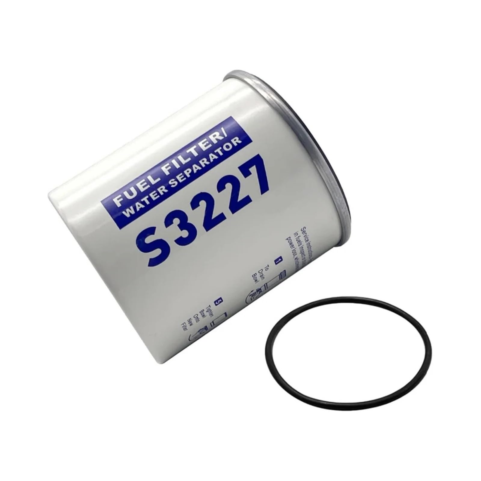 Filtro S3227 tipo spin-on para separar agua y aceite del motor 4