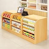 Générique Comptoir Caisse avec Etageres, Comptoir de Reception for Commerces de Proximite, Boutiques et Epiceries