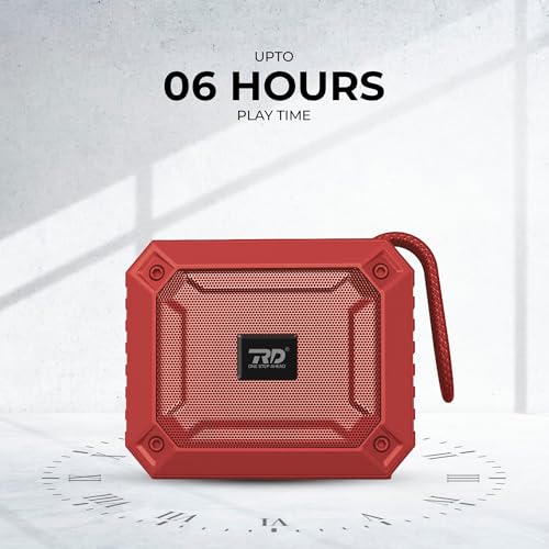 Image of Everyday Portable Bluetooth Speaker - Wireless Shockproof Speaker with Carry Strap, Loud Stereo Sound for Travel & Road Trips