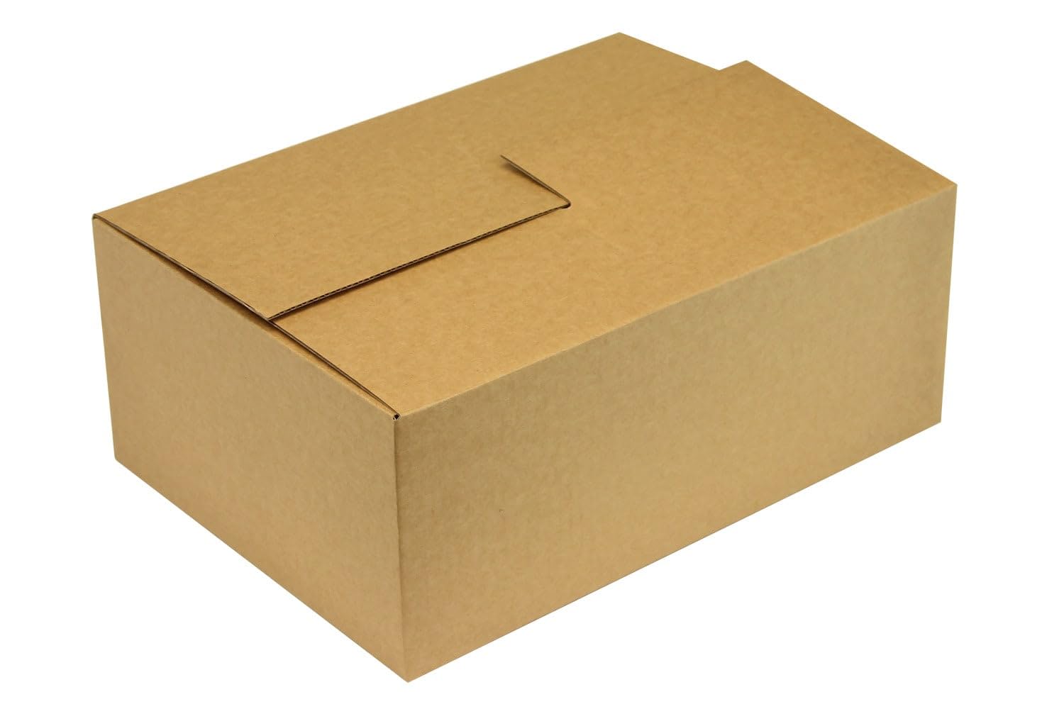 Automatik- Faltkarton 1-wellig, C4, braun, Abm (LxBxH): 350x250x135mm, Qual. 1.3B, 100 Stück, Verpackungsheld