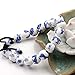 Hand Crafted Vintage Style Porcelain Dragon Beads Bracelet