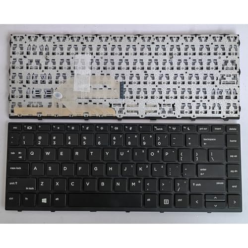 Clavier US HP ProBook 640 G4 résout les touches bloquées cadre noir L01071-001