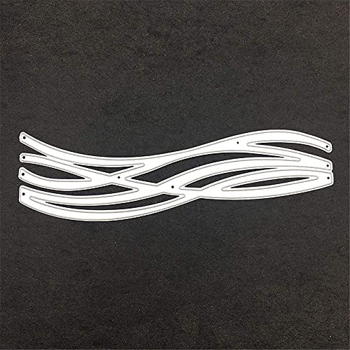 Wavy line Border Cutting Dies,DIY Scrapbooking Artist Metal Cutting Dies Stencils Handcraft Embossing Die Stencil for DIY Scrapbooking Album Card Decorative