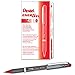 Pentel EnerGel NV Liquid Gel Pen, (1.0mm) Bold Line Capped, Metal Tip, Red Ink, Box of 12 (BL30-B)