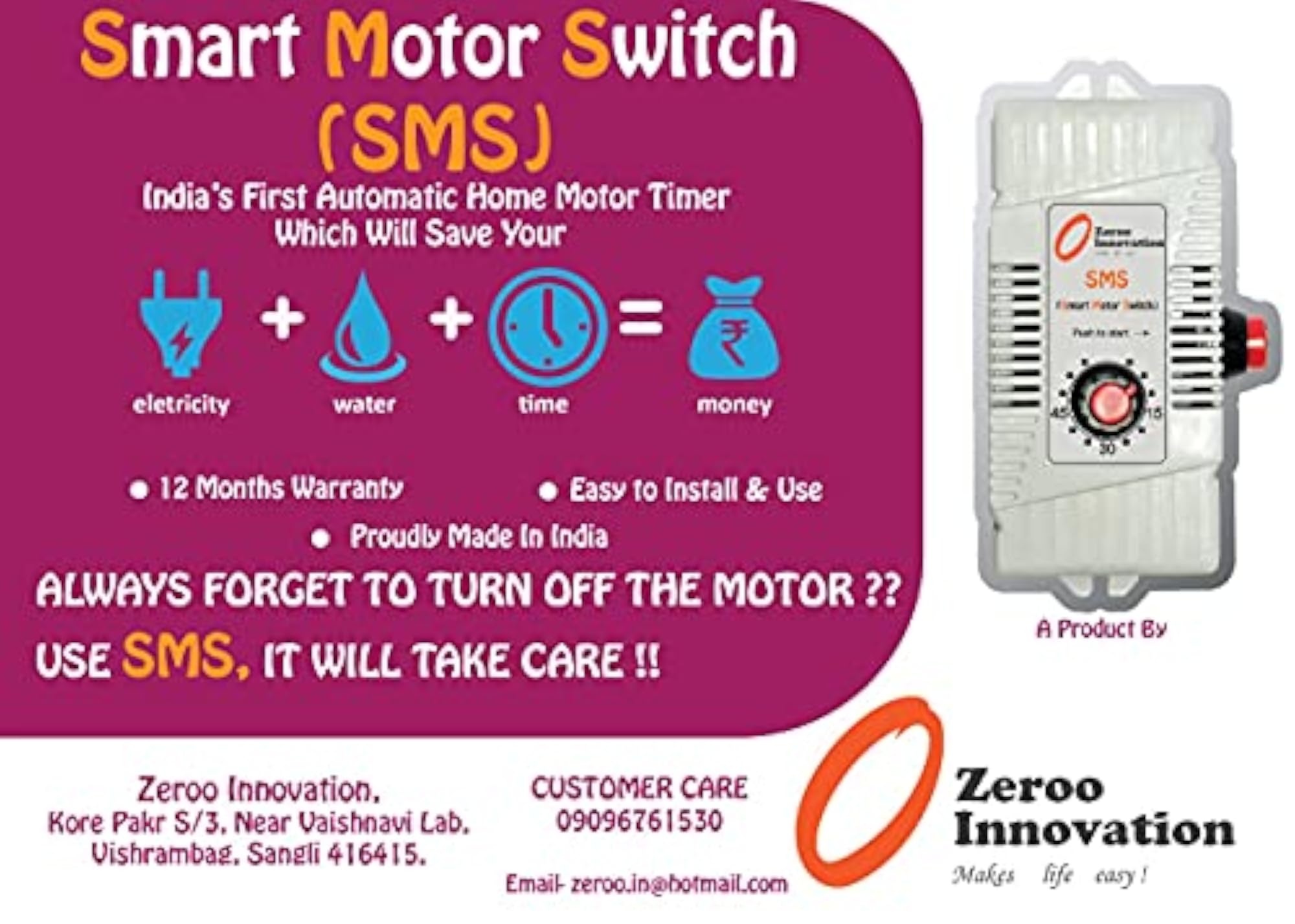 Off Timer Switch for Home Switching Applications