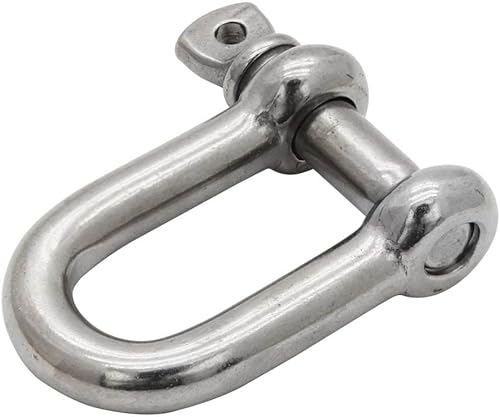 Miniatura 9 de Extreme Max 3006.8252.4 BoatTector Grillete D de acero inoxidable - 34", paquete de 4