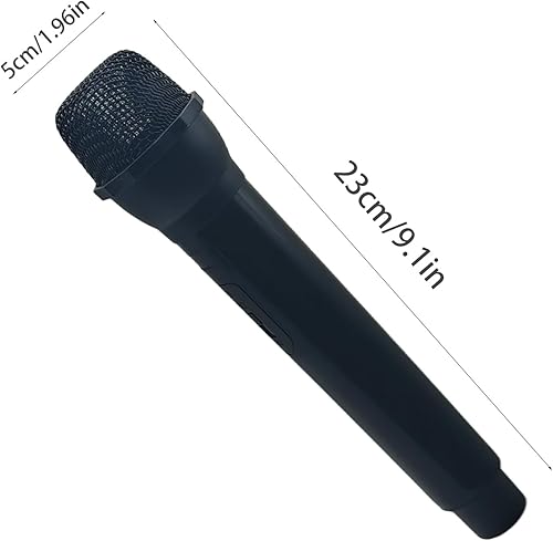 Microphone Toy,Plastic Pretend Mic for Show & Tell, Reading Aloud, Student Presentations & Confidence Building Activities