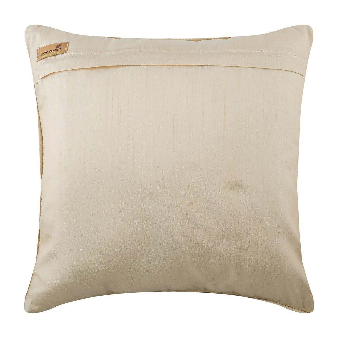 The HomeCentric Blu 60x60 cm Art Silk Federa, Pavone, Perline