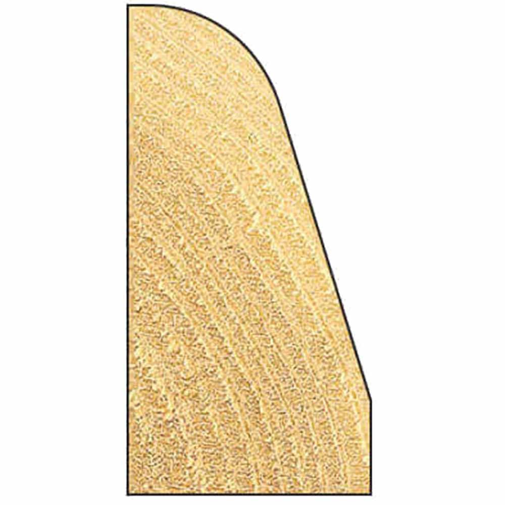 Trend frez spiralny down-cut z łożyskiem, trzpień 1/2", Ø12,7 mm | Do czystego frezowania w dół, prowadzenie na łożyskach, pełny węglik wolframu; S55/5LHX1/2STC