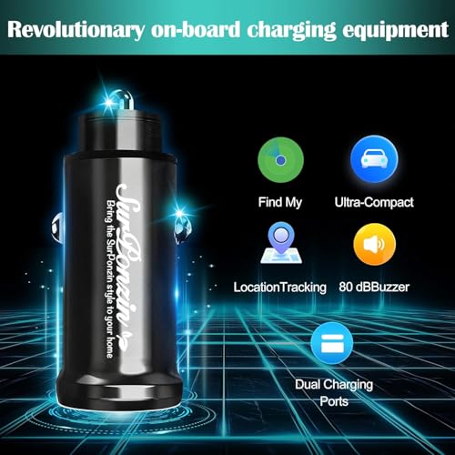 GPS Tracker for Cars,Compatible with iOS Find My and Dual-Port Fast Charger by SurPonzin - Used condition - Image 3