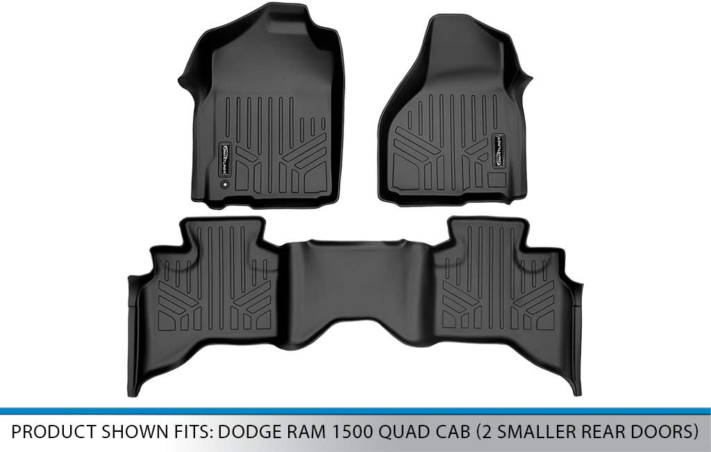 MAXLINER Floor Mats 2 Row Liner Set for 2009-2011 Dodge Ram 1500 - Image 5