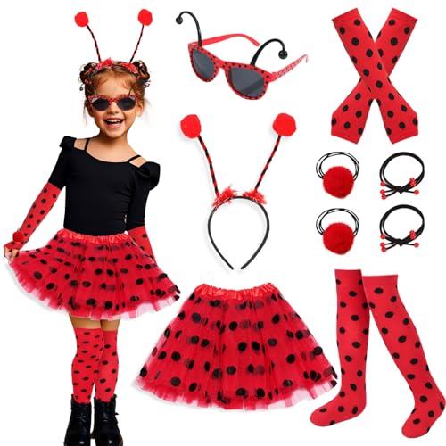 Xerteam Lot de 9 costumes de Ladybird pour enfant