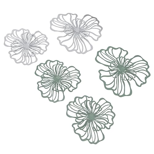 Décoration murale métal fleur 3D pour habiller un mur vide avec élégance - 8