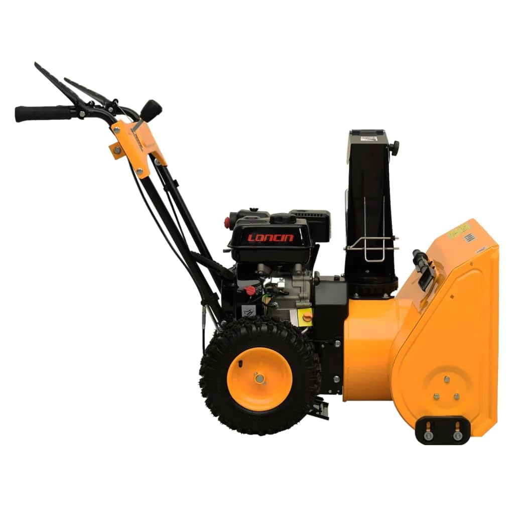 VidaXL Souffleuse à neige 6,5 ch Jaune noir