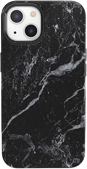 Casely iPhone 14 Case | Black Marble | Compatible with MagSafe