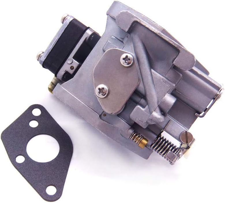 Boat Engine 3B2-03200-1 3K9-03200-0 3G0-03200-0 3B2032001M 3K9032000M 3G0032000M Carburetor Assy and 369-02011-0 369020110M Gasket for Tohatsu & for Nissan 2-stroke 9.8HP M9.8 NS9.8 Outboard Motor
