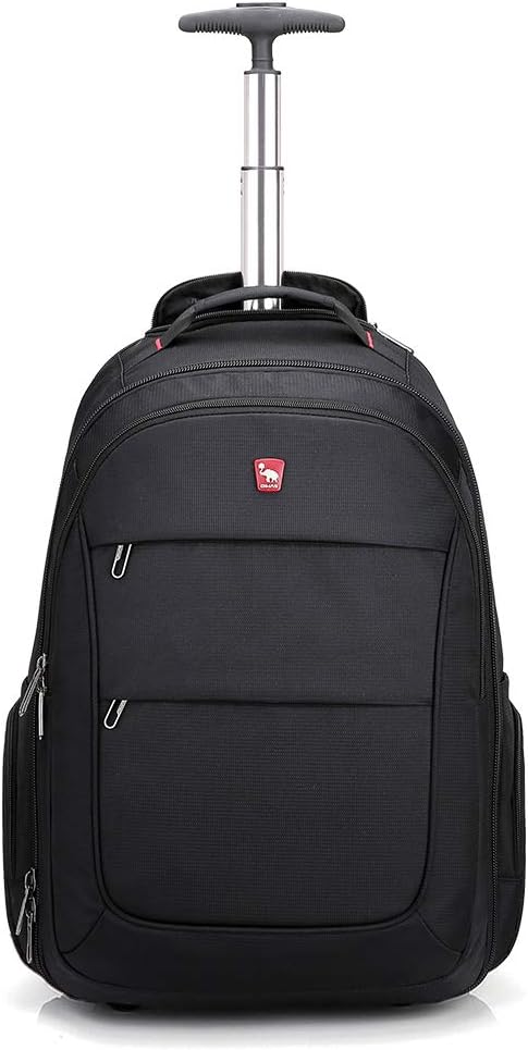 OIWAS Rolling Backpack for Laptop - Backpack with Wheels, Travel Wheeled Backpacks, 15.6 inch Laptop Roller Backpacks